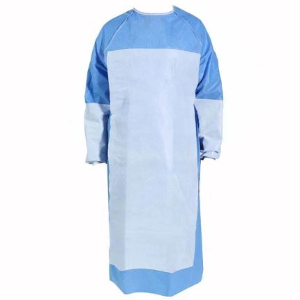 Laminated SMS with hydrophilic in middle for reinforced gown