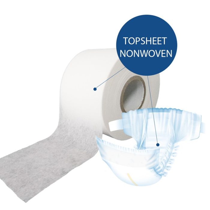Nonwoven Spunbond SS hydrophilic Top sheet 12-15 gsm - Image 1